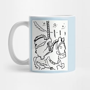 Ape on a Merry-Go-Round Mug